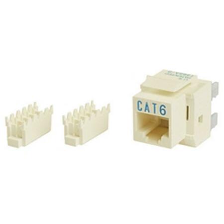 GENERAC CAT6 8p8c Keystone Panel Jack- Beige 180 0662